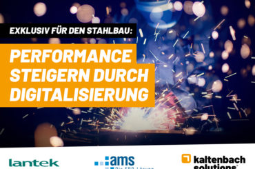 Online-Event für den Stahlbau: Performance steigern durch Digitalisierung